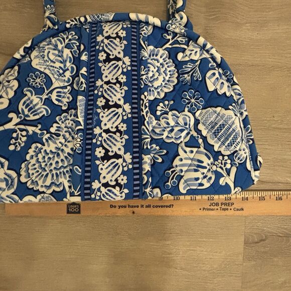 Vera Bradley Eloise Kiss Lock Purse Blue Lagoon Retired Quilted Bag 2011 - Picture 11 of 12